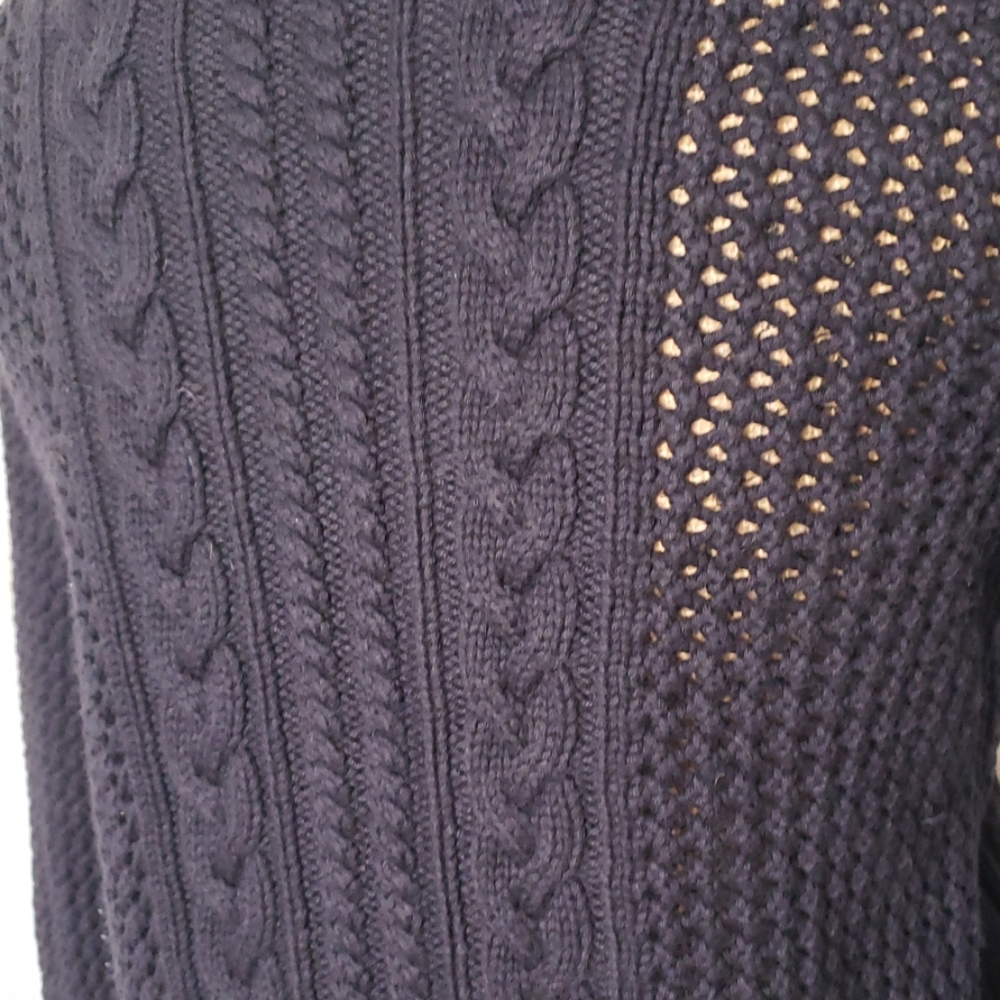 Banana Republic Women's Zipper Up Sweater Size Med - Picture 5 of 7